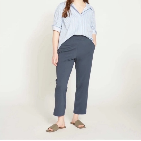 NWT Universal Standard High Rise Crop Skinny Pant in Nephrite Blue XS 10-12 - Picture 4 of 5